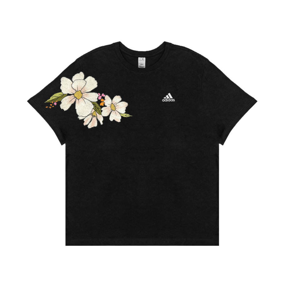 Adidas Adidas T Shirts Unisex Black Crew Neck Moderate Straight Fit