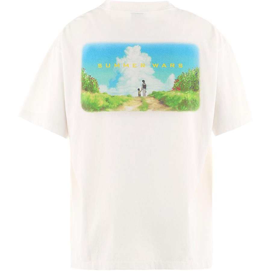SAINT Mxxxxxx X T Shirts Unisex White Crew Neck Moderate Straight Fit