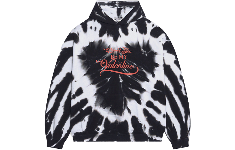 Balenciaga 【Previous Season】Be my Valentine oversized hooded sweatshirt