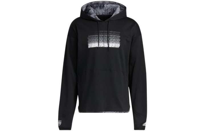 Adidas Adidas Sweatshirts Men's Black Hooded Moderate Regular