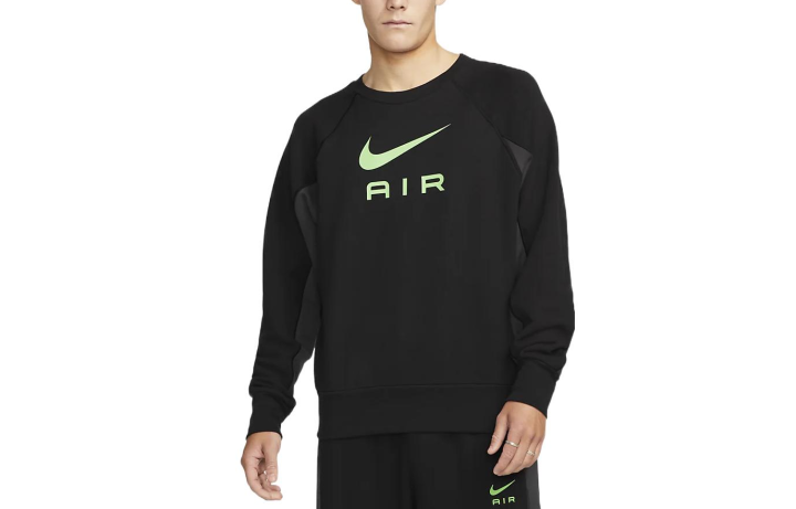 Nike Nike Sweatshirts Men's Black Crew Neck Moderate Regular