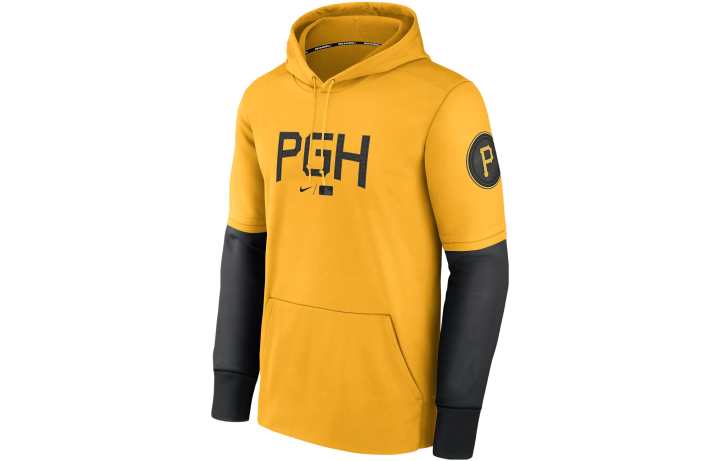Nike Nike Sweatshirts Men's Yellow Hooded Moderate Regular