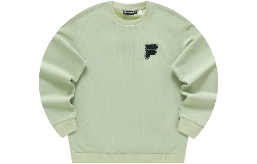 FILA FUSION FOB Sweatshirts Unisex Herbal Green Crew Neck Moderate Regular