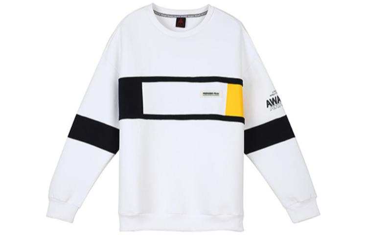 PEAK PEAK Sweatshirts Men's White Crew Neck Moderate Regular