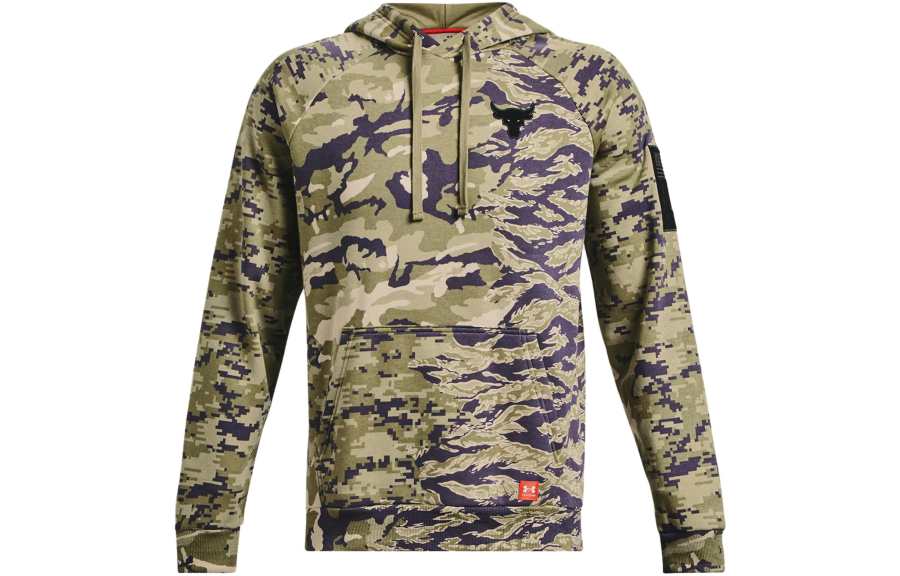 Under Armour Under Armour Project Rock Rival Sweatshirt Men's Brown