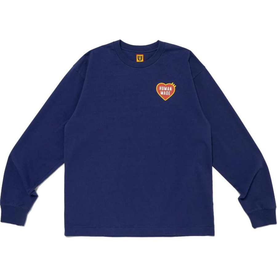 HUMAN MADE FW24 T Shirts Unisex Crew Neck Moderate Straight Fit