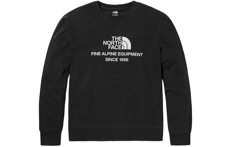 THE NORTH FACE Sweatshirts Unisex Black Crew Neck Moderate Regular