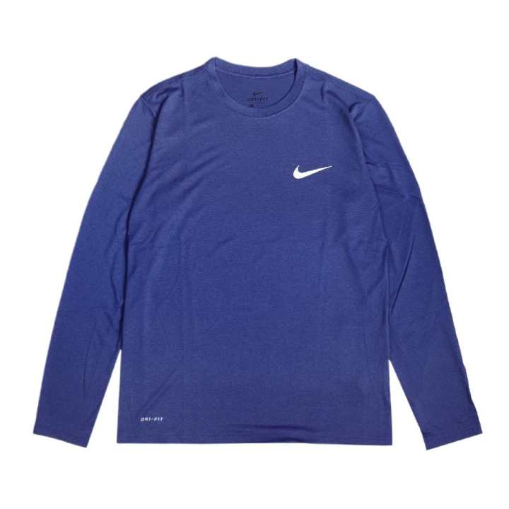 Nike Nike T Shirts Men's Blue Crew Neck Moderate Straight Fit