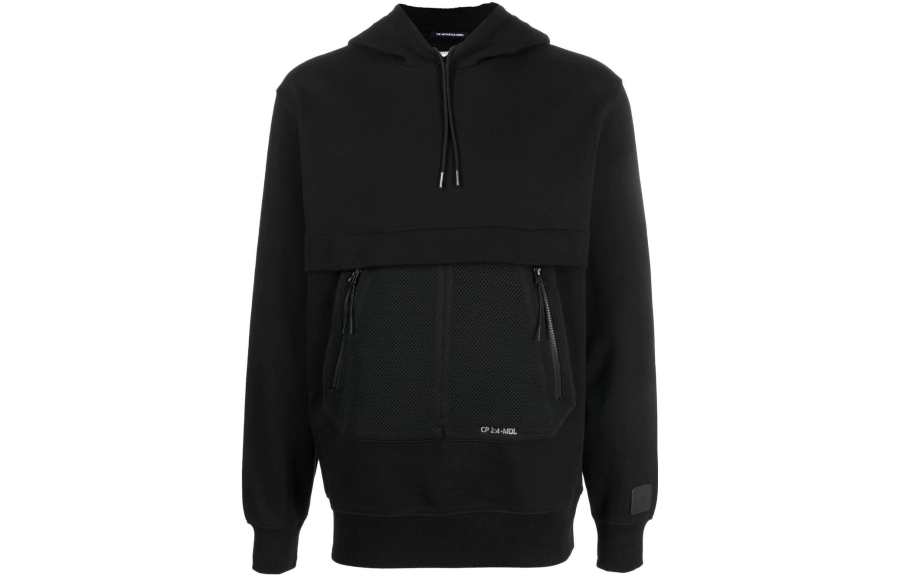 C.P.Company Logo-Patch Drawstring Hoodie
