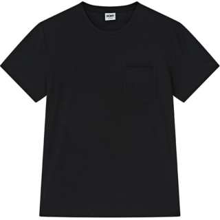 Pony T Shirts Men's Black Crew Neck Moderate