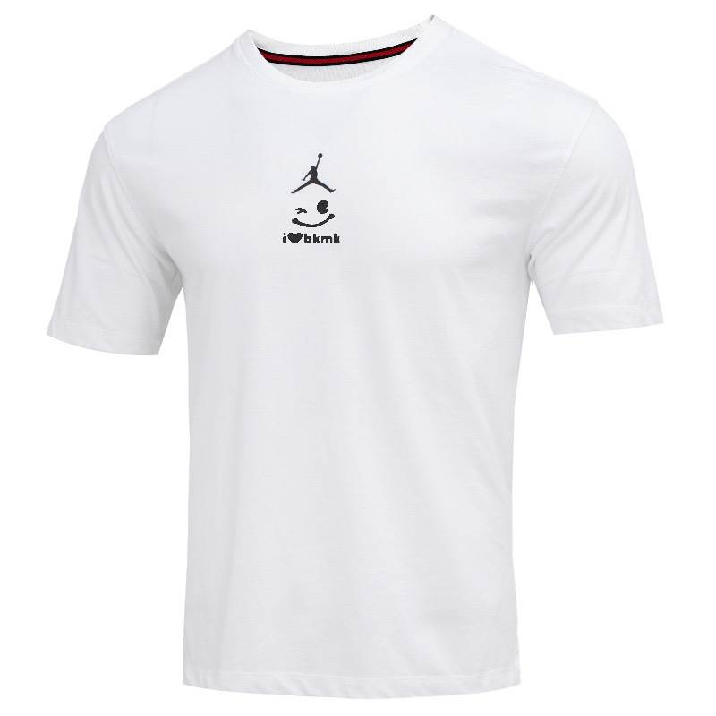 Jordan Jordan T Shirts Unisex White Crew Neck Moderate Straight Fit