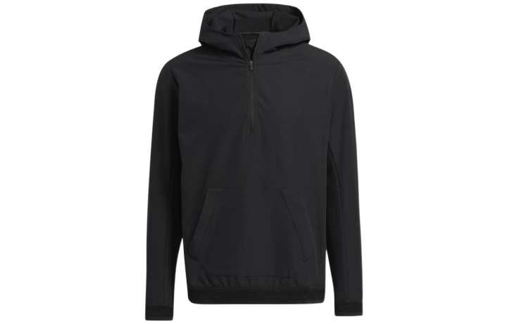 Adidas Adidas Sweatshirts Men's Black Hooded Moderate