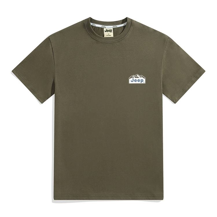 Jeep T Shirts Unisex Crew Neck Moderate Straight Fit