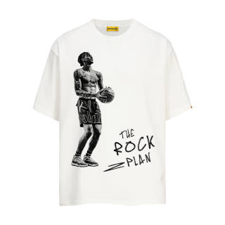 ROCK PLAN T Shirts Unisex Crew Neck Moderate Heavyweight