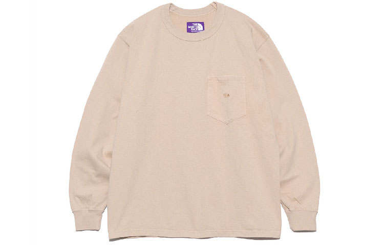THE NORTH FACE PURPLE LABEL Sweatshirts Unisex Beige Yellow Crew Neck Moderate Other