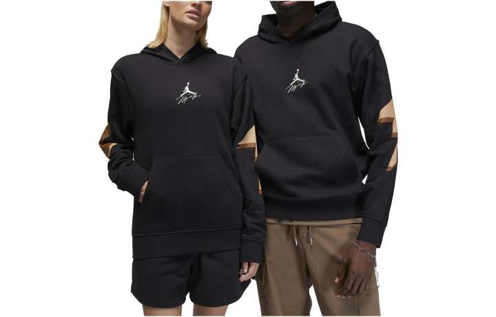 Jordan Jordan Sweatshirts Unisex Black Hooded Moderate Regular