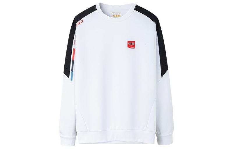 Anta Comprehensive Training Collection Sports Lifestyle Collection Sweatshirt Men's White