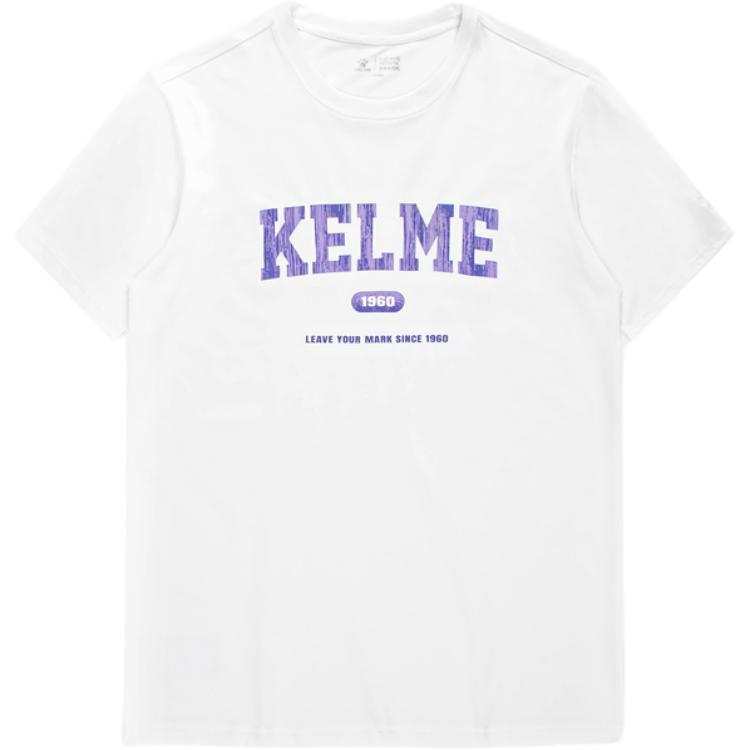 KELME T Shirts Men's Crew Neck Moderate Straight Fit
