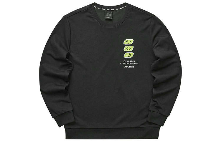 Skechers Colorful Sweatshirts Men's Crew Neck Moderate Regular