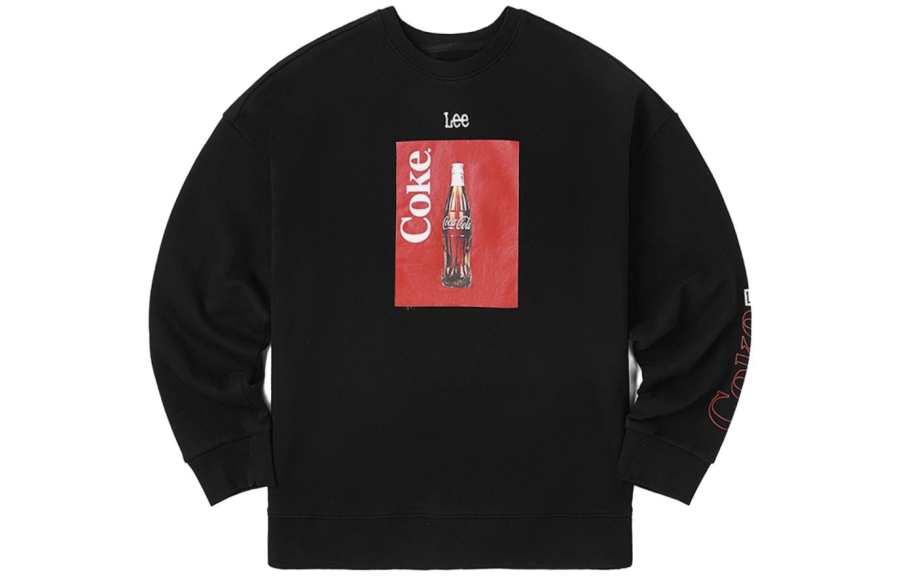 Lee Sweatshirts Women's Black Crew Neck Moderate Other