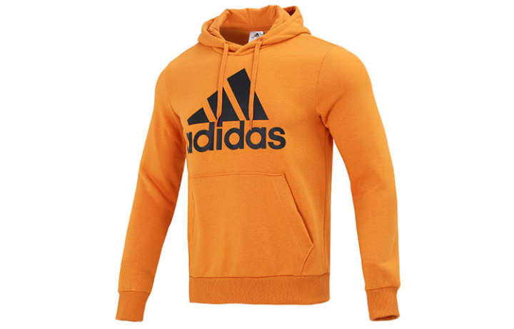 Adidas Adidas Sweatshirts Men's Orange Hooded Moderate Other