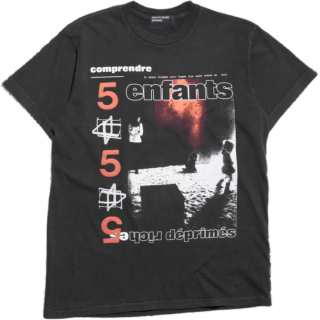 ENFANTS RICHES DEPRIMES FW24 T Shirt Unisex Faded Black
