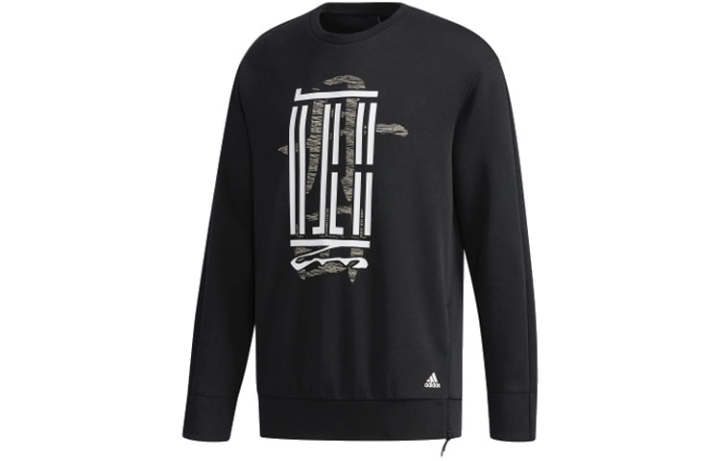 Adidas Adidas Wuji Series Sweatshirts Men's Black Crew Neck Moderate Regular