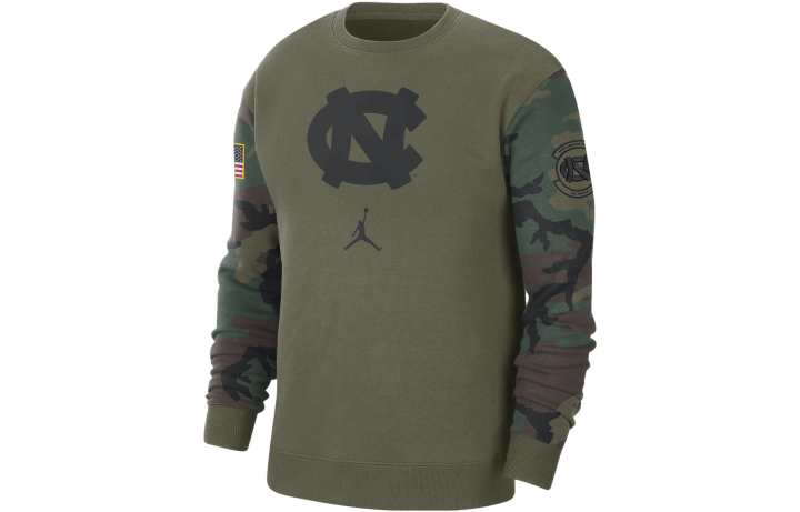 Jordan Jordan UNC Club Fleece Sweatshirt Men's Medium Olive