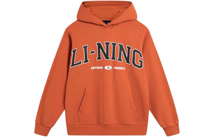 Li-Ning Li Ning Weekend Youth Sweatshirt Unisex Sunshine Dirty Orange