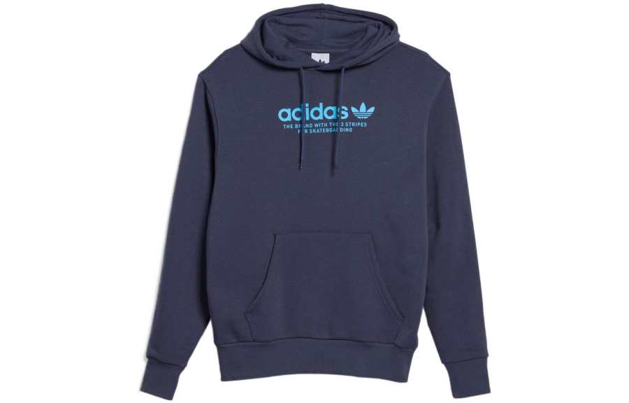 Adidas Originals Sweatshirts Unisex Purple Hooded Moderate Regular
