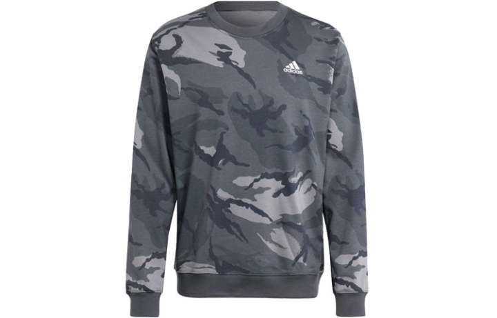 Adidas Adidas Seasonal Essentials Sweatshirt Men's Gray Blue