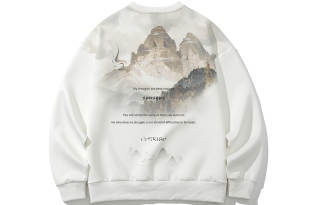SANSYAS Sweatshirt Unisex White