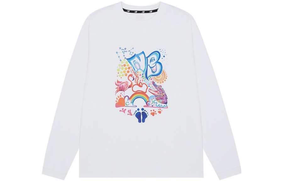 New Balance New Balance New Balance Japan Sweatshirts Unisex White Crew Neck Moderate