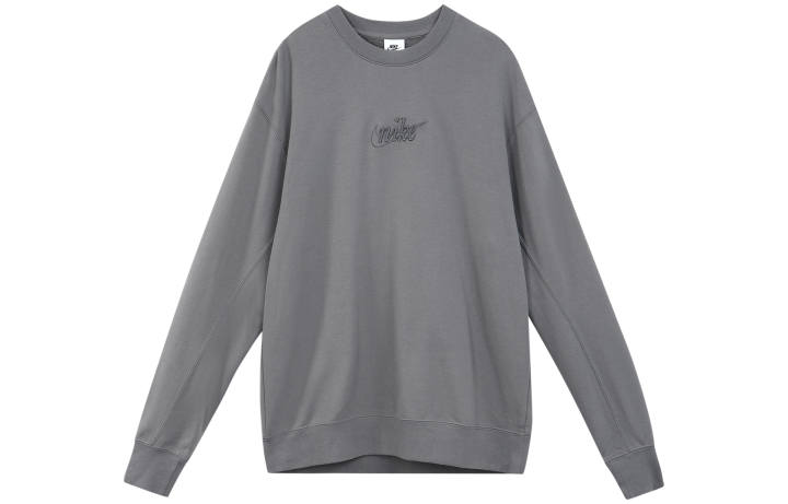 Nike Nike Sweatshirts Men's Iron Gray Crew Neck Moderate Other
