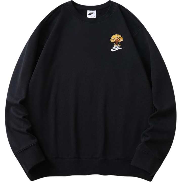 Nike Nike Sweatshirts Unisex Black Crew Neck Moderate Regular