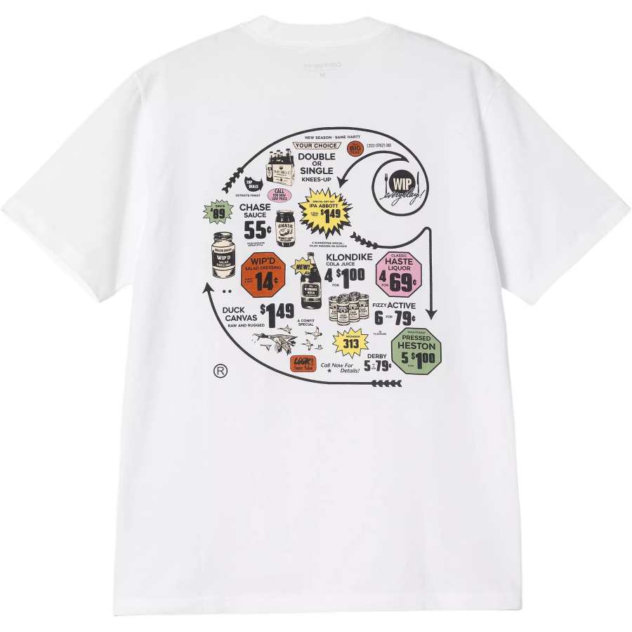 Carhartt WIP Catalogue C Logo Crewneck T Shirt