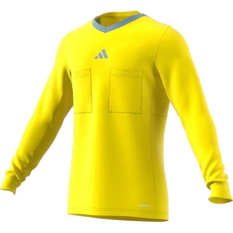 Adidas Adidas T Shirts Men's Yellow V Neck Moderate Straight Fit
