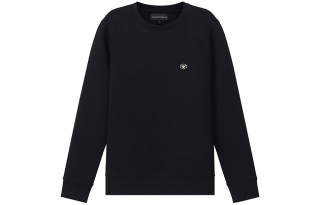 EMPORIO ARMANI Logo-patch Crew-neck Sweatshirt