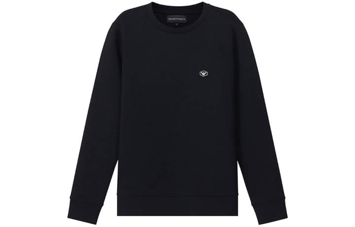 EMPORIO ARMANI EMPORIO ARMANI Logo-patch Crew-neck Sweatshirt