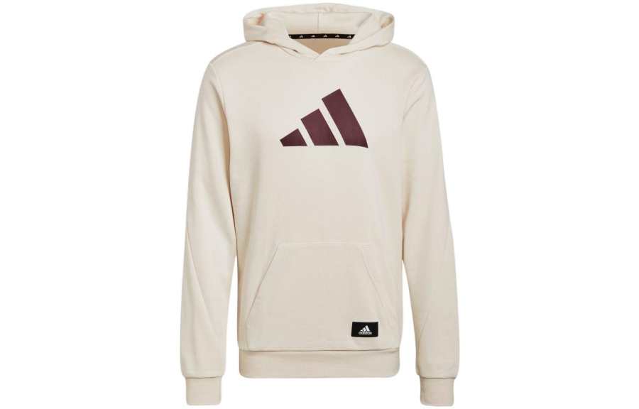Adidas Adidas Sweatshirts Men's Ecru Hooded Moderate Regular