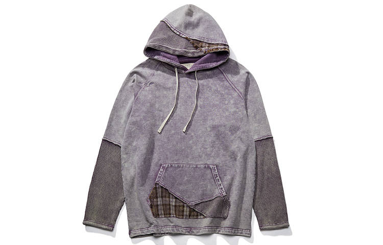 XVESSEL Sweatshirts Unisex Hooded Moderate Mock Two Piece