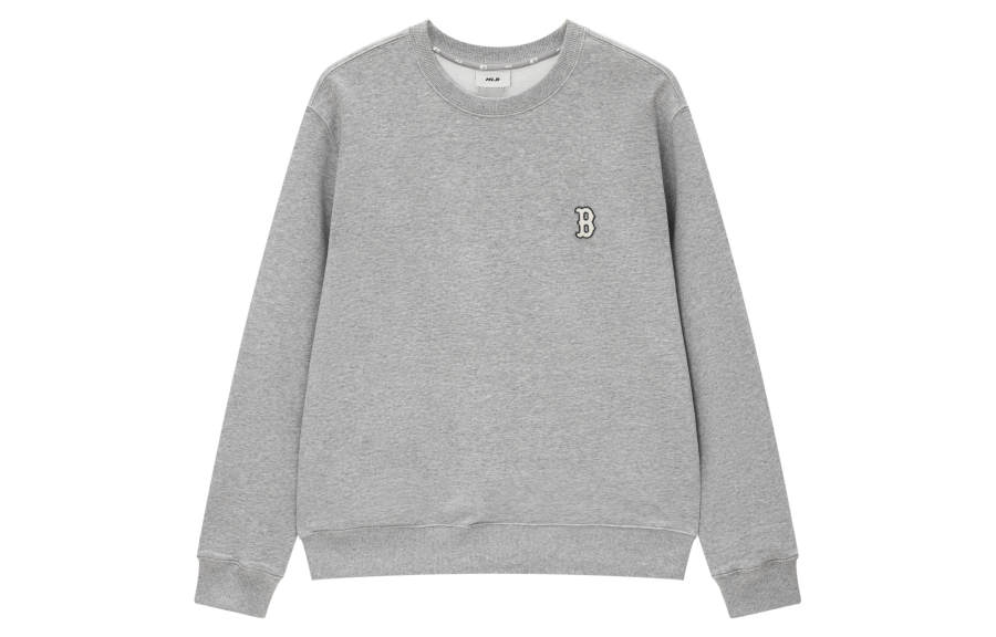 MLB MLB Mega Bear Sweatshirts Unisex Gray Crew Neck Moderate Other