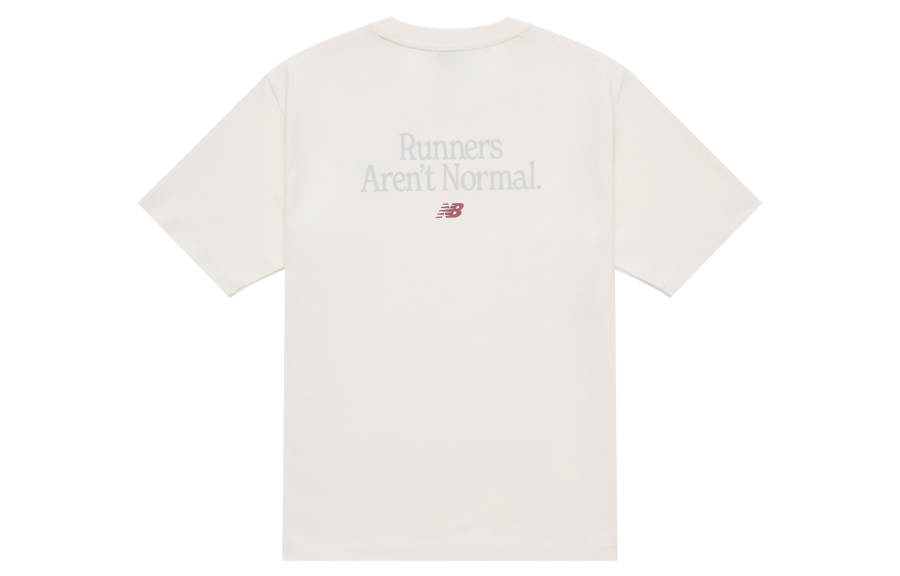 New Balance New Balance Runners T Shirt Unisex Ivory White