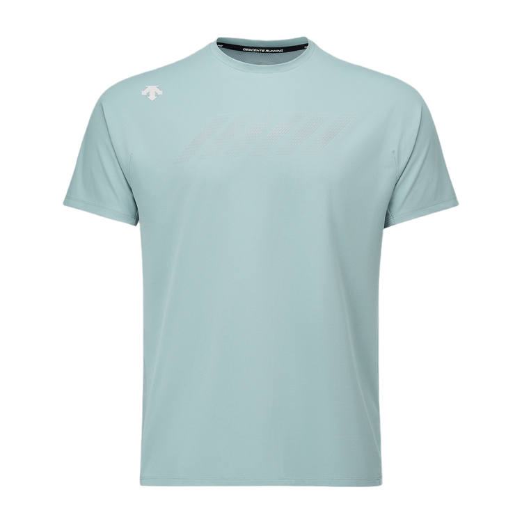 DESCENTE WOMENS RUNNING T Shirts Men's Crew Neck Moderate Straight Fit