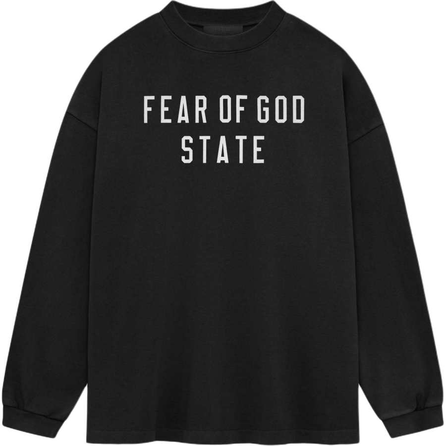 Fear Of God Essentials Logo Printed Crewneck Sweatshirt