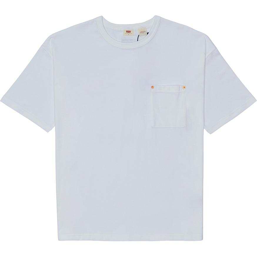 Levis Levis T Shirts Men's White Crew Neck Moderate