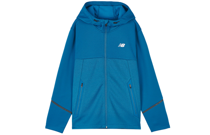New Balance New Balance Sweatshirts Men's Blue Hooded Moderate Regular