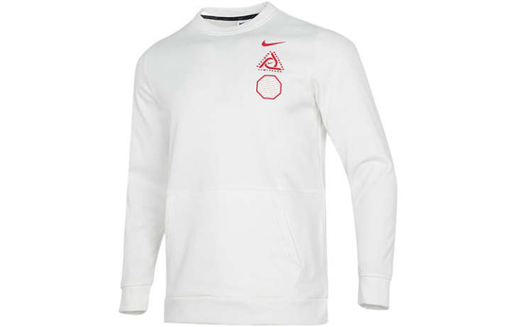 Nike Nike CNY Collection Sweatshirts Men's White Crew Neck Moderate Regular