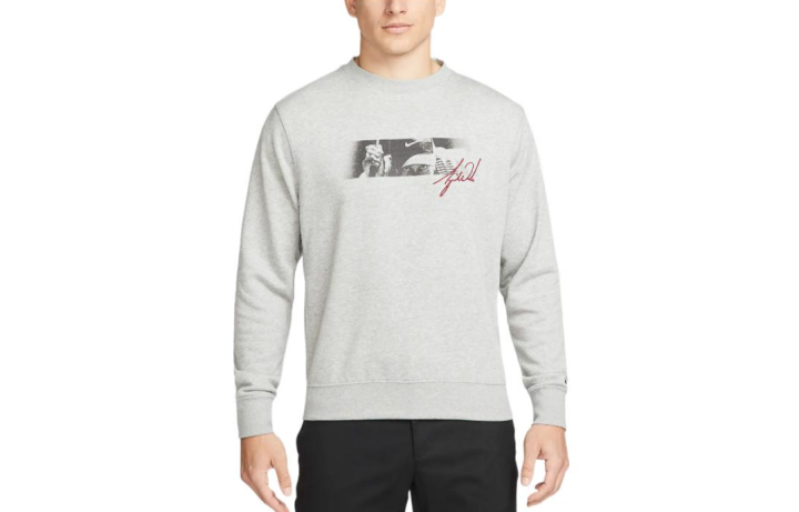 Nike Nike Sweatshirts Men's Gray Crew Neck Moderate