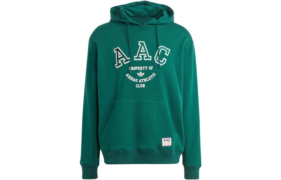 Adidas Originals AAC Sweatshirts Men's Forest Green Hooded Moderate Regular